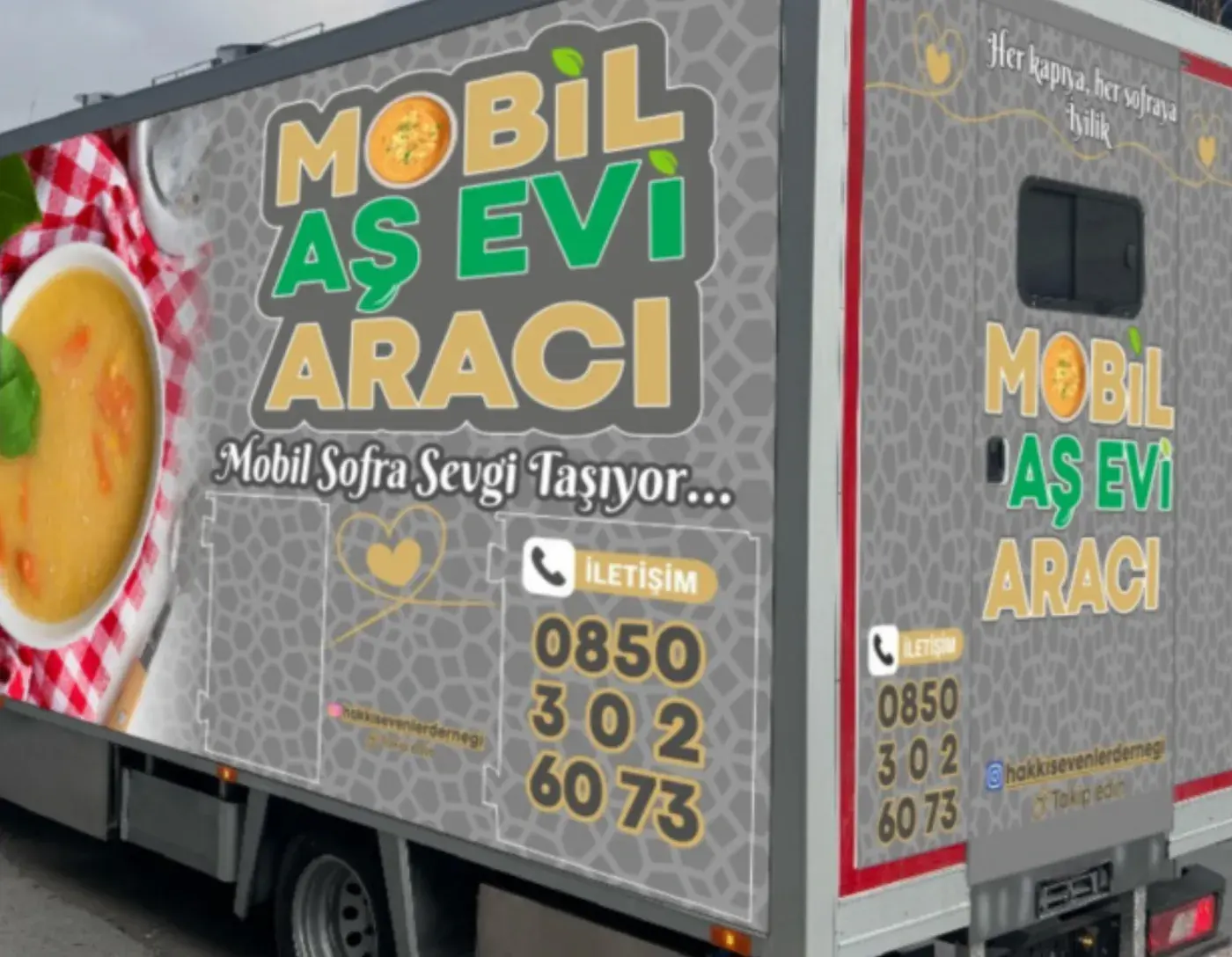 Mobil Aşevi aracı: “Mobil sofra sevgi taşıyor”
