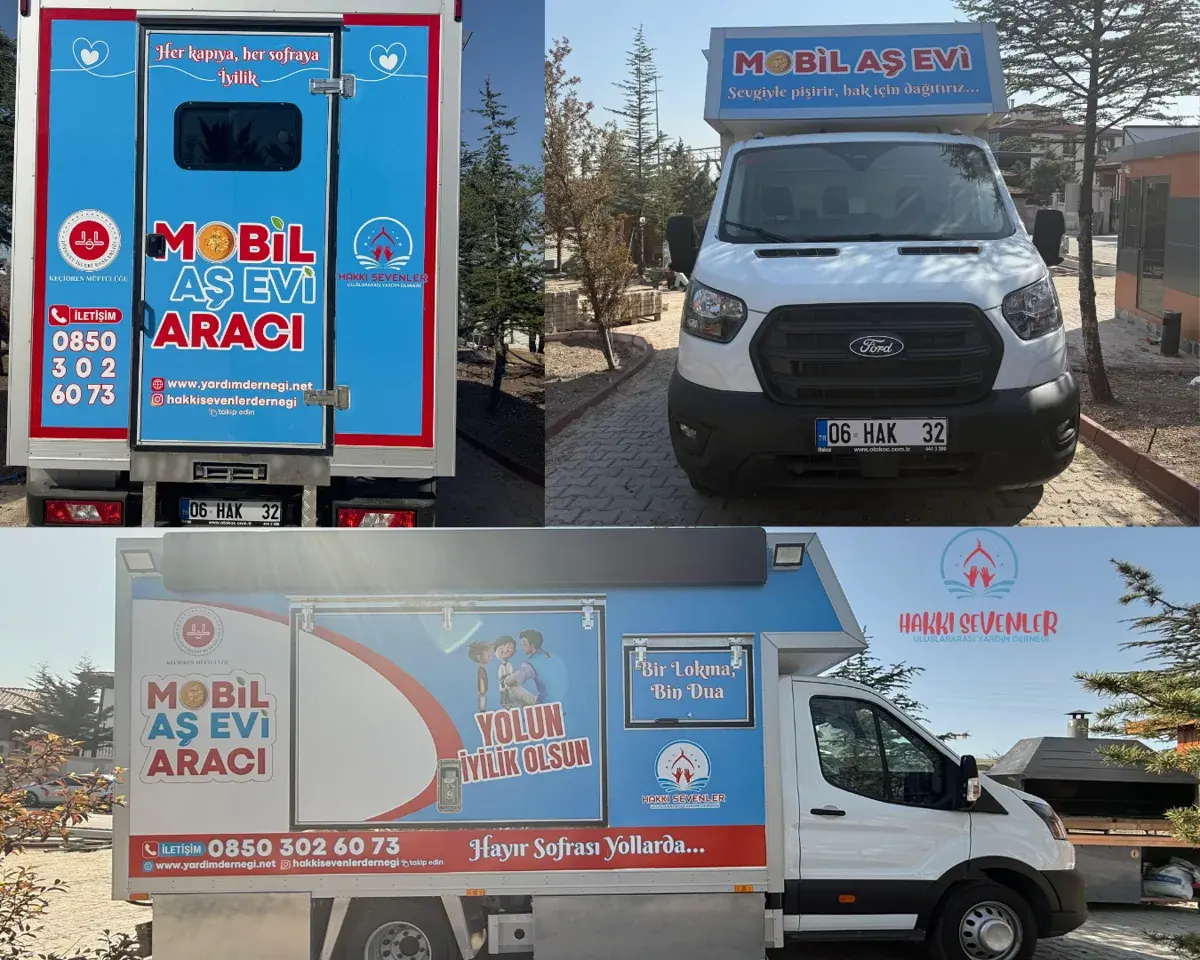 Mobil Aşevi araçlarımız Ankara'da sahada